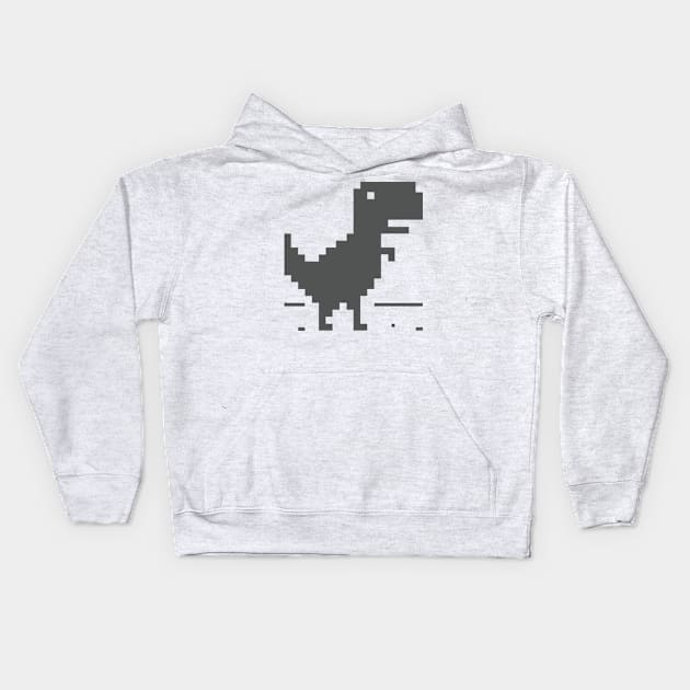 Unable to connect to the internet - Dinosaur Kids Hoodie by 3coo